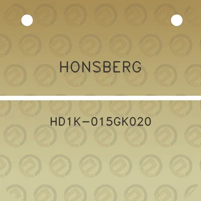 honsberg-hd1k-015gk020