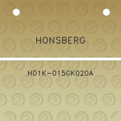 honsberg-hd1k-015gk020a