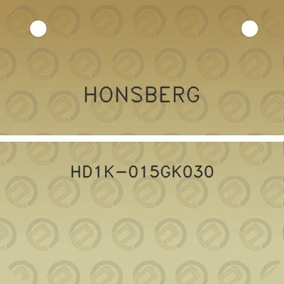 honsberg-hd1k-015gk030