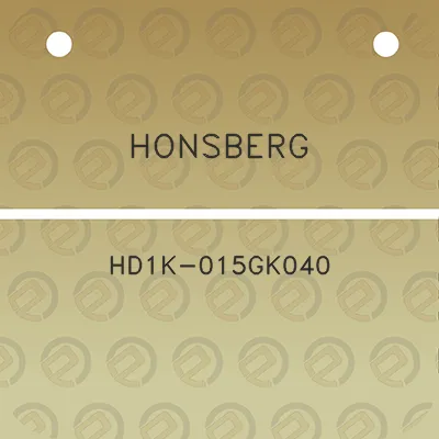 honsberg-hd1k-015gk040