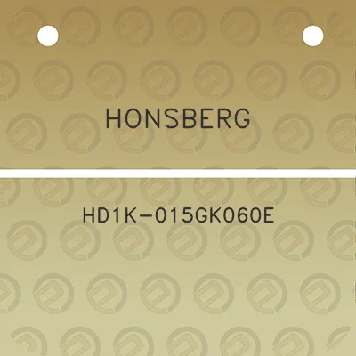 honsberg-hd1k-015gk060e