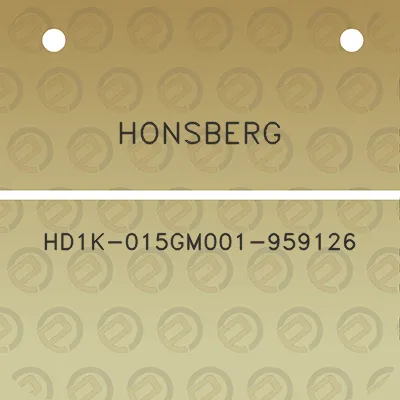 honsberg-hd1k-015gm001-959126