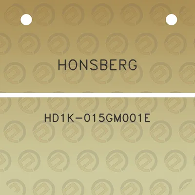 honsberg-hd1k-015gm001e