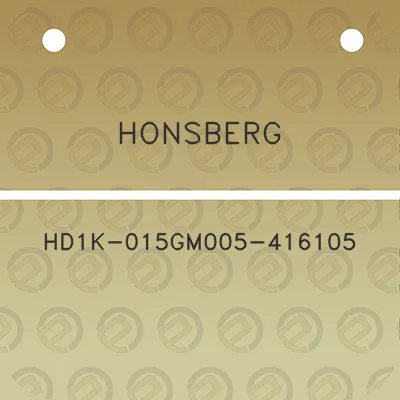 honsberg-hd1k-015gm005-416105