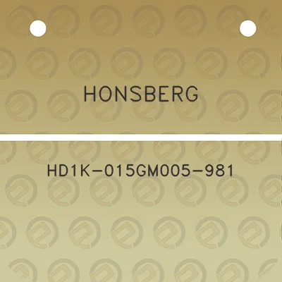 honsberg-hd1k-015gm005-981