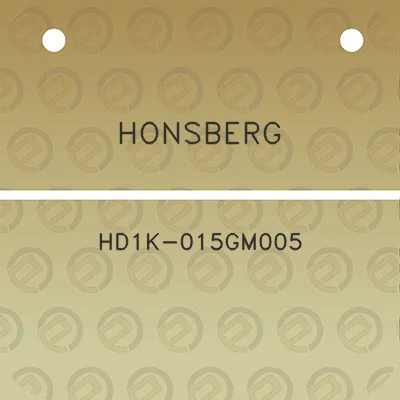 honsberg-hd1k-015gm005