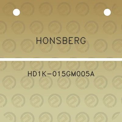 honsberg-hd1k-015gm005a