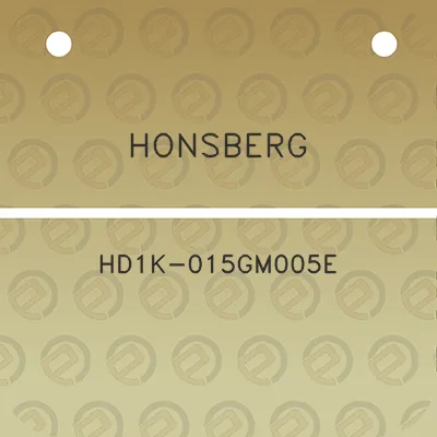 honsberg-hd1k-015gm005e