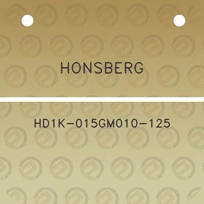 honsberg-hd1k-015gm010-125