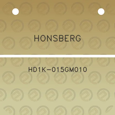 honsberg-hd1k-015gm010