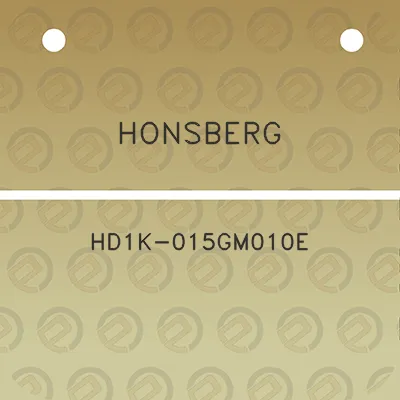 honsberg-hd1k-015gm010e