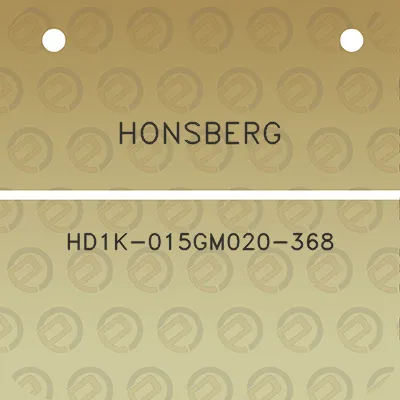 honsberg-hd1k-015gm020-368