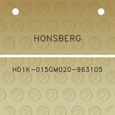 honsberg-hd1k-015gm020-963105