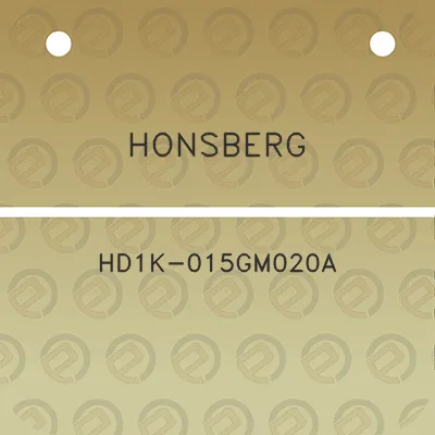 honsberg-hd1k-015gm020a