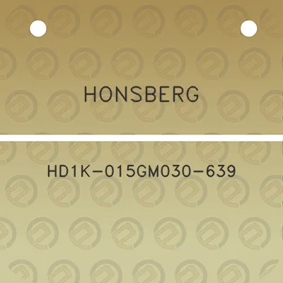 honsberg-hd1k-015gm030-639