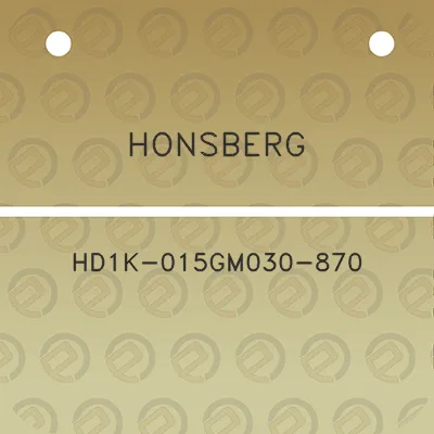 honsberg-hd1k-015gm030-870