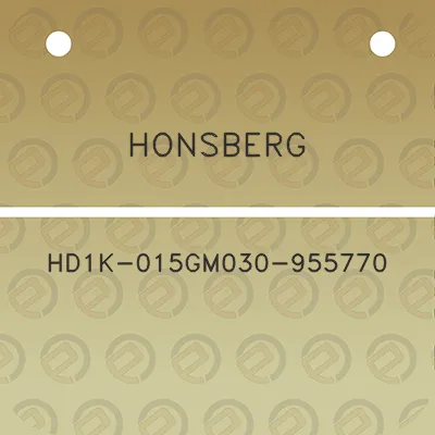 honsberg-hd1k-015gm030-955770