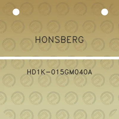 honsberg-hd1k-015gm040a