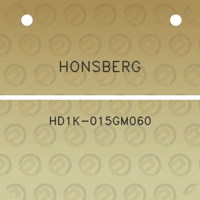 honsberg-hd1k-015gm060