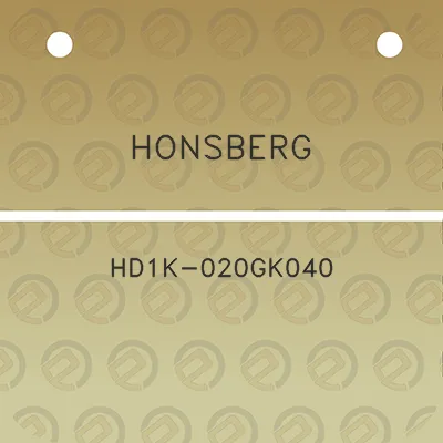 honsberg-hd1k-020gk040