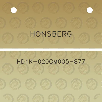 honsberg-hd1k-020gm005-877