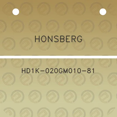 honsberg-hd1k-020gm010-81