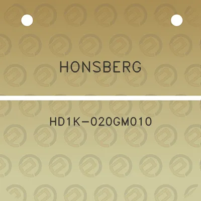 honsberg-hd1k-020gm010