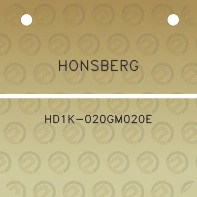 honsberg-hd1k-020gm020e