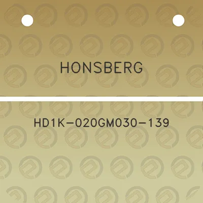 honsberg-hd1k-020gm030-139