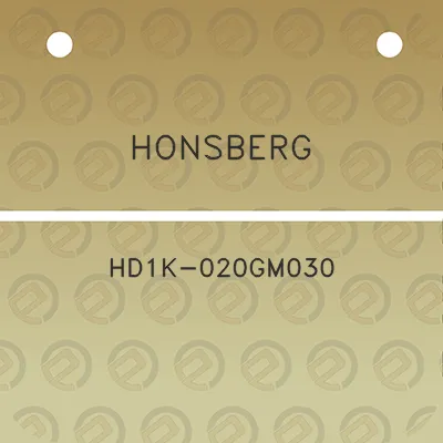 honsberg-hd1k-020gm030