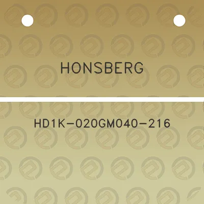 honsberg-hd1k-020gm040-216