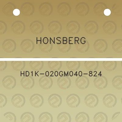 honsberg-hd1k-020gm040-824