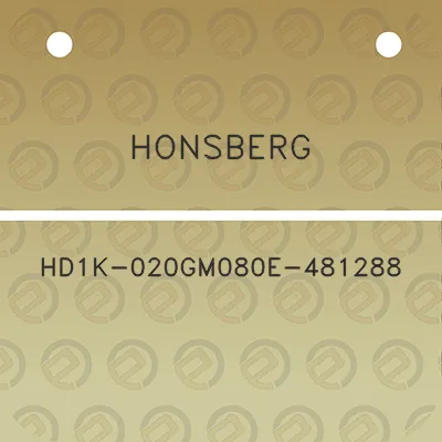 honsberg-hd1k-020gm080e-481288