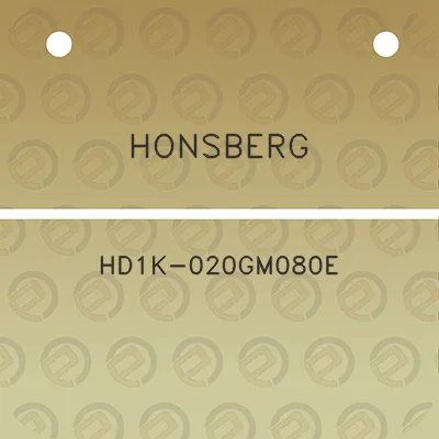 honsberg-hd1k-020gm080e