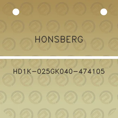 honsberg-hd1k-025gk040-474105