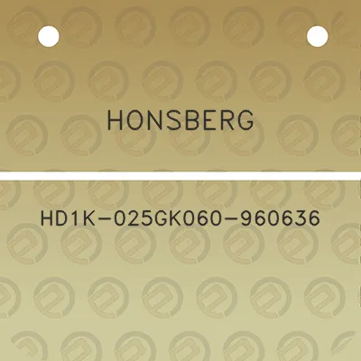 honsberg-hd1k-025gk060-960636