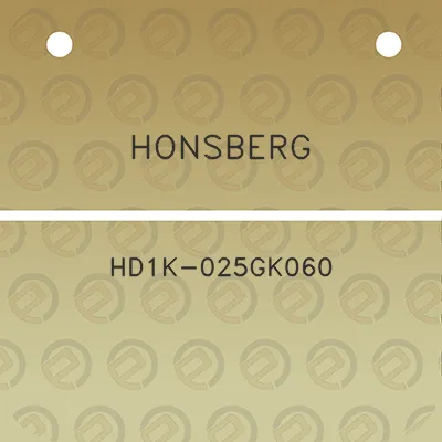 honsberg-hd1k-025gk060