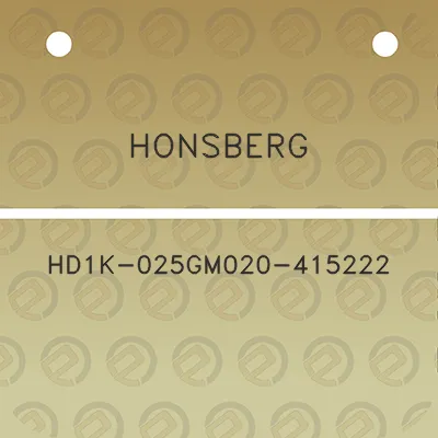 honsberg-hd1k-025gm020-415222