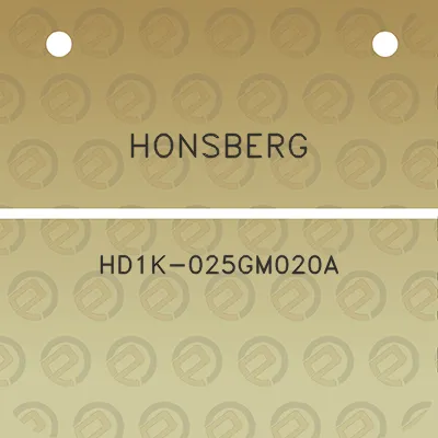 honsberg-hd1k-025gm020a