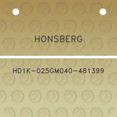 honsberg-hd1k-025gm040-481399