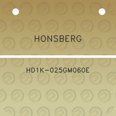 honsberg-hd1k-025gm060e