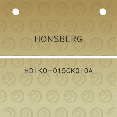 honsberg-hd1ko-015gk010a