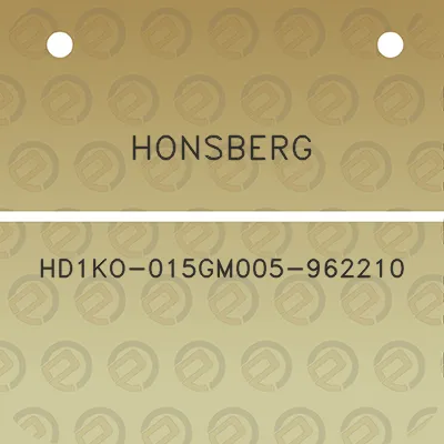 honsberg-hd1ko-015gm005-962210