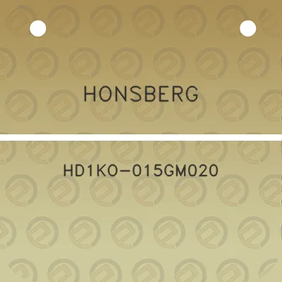 honsberg-hd1ko-015gm020