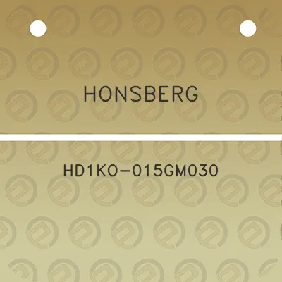 honsberg-hd1ko-015gm030