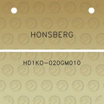 honsberg-hd1ko-020gm010