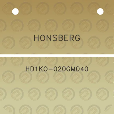 honsberg-hd1ko-020gm040