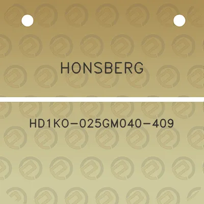 honsberg-hd1ko-025gm040-409