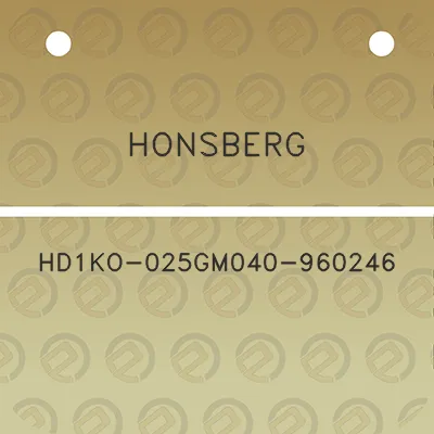 honsberg-hd1ko-025gm040-960246