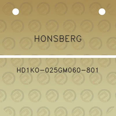 honsberg-hd1ko-025gm060-801